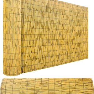 Reed Bamboo Fence Screening Outdoor Wind and Sun protection (1.2m x 4m)